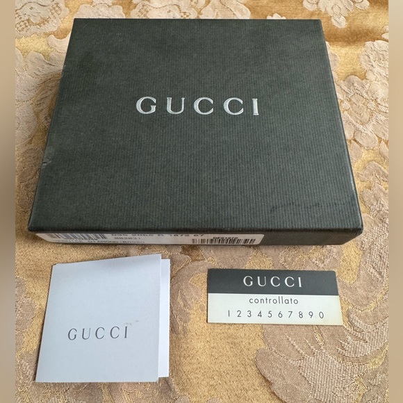 Authentic Gucci wallet Red Patent Leather 90s Vintage - Picture 12 of 13